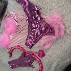 Sexy Pink Halloween One Piece Costume